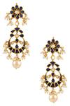 Shop_Tribe Amrapali_Gold Plated Stones Handcrafted Earrings_at_Aza_Fashions