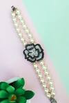 Shop_Tsara_Floral Bead Bracelet (single Pc)_Online_at_Aza_Fashions
