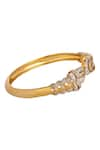 Shop_Tsara_Gold Plated Crystal Cuff _at_Aza_Fashions