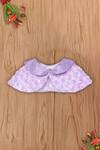 Buy_Tutus by Tutu_Purple Embroidered Cape Dress For Girls_Online_at_Aza_Fashions