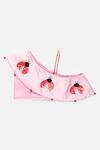 Tutus by Tutu_Pink Layered Lehenga Set For Girls_Online_at_Aza_Fashions