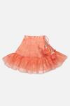 Buy_Tutus by Tutu_Peach Embroidered Top And Lehenga Set For Girls_Online_at_Aza_Fashions