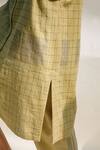 Buy_Urvashi Kaur_Yellow Organic Cotton Cedro Checkered Print Tunic_Online_at_Aza_Fashions