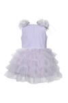 Shop_Jasmine And Alaia_Purple Embroidered Ruffle Dress For Girls_at_Aza_Fashions