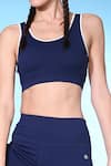 Tuna London - {Tuna Active}_Blue Activewear Tracksuit Set _at_Aza_Fashions