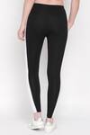 Shop_Tuna London - {Tuna Active}_Black Poly Blended Sheer Panel Leggings_Online_at_Aza_Fashions