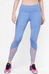Shop_Tuna London - {Tuna Active}_Blue Sheer Panel Leggings _at_Aza_Fashions