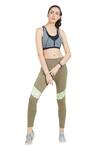 Buy_Tuna London - {Tuna Active}_Green Printed Leggings _at_Aza_Fashions
