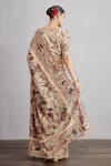 Shop_Torani_Beige Silk Organza Chandan Enakshi Saree  _at_Aza_Fashions