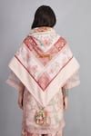 Shop_Torani_Pink Embroidery, Tassels Gulbahari Aafiya Scarf _at_Aza_Fashions