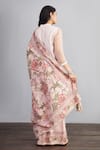 Shop_Torani_Pink Handwoven Chanderi Floral Gulbahari Chandani Saree _at_Aza_Fashions