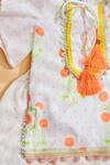 Shop The Plum Bum White Cotton Tassels, Lace, Pom-poms Printed Kurta And Sharara Set at Aza Fashions Shop_The Plum Bum_White Cotton Tassels, Lace, Pom-poms Printed Kurta And Sharara Set _at_Aza_Fashions