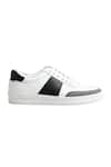 Dmodot_White Patchwork Sneakers  _Online_at_Aza_Fashions