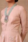Buy_Trisvaraa_Pink Silk Organza Gown_Online_at_Aza_Fashions