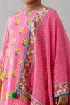 Buy_Torani_Pink Rang Rani Kashish Kurta Set For Girls_Online_at_Aza_Fashions
