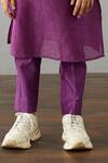 Shop_Torani_Purple Satrangi Hansara Bundi And Kurta Set For Boys_at_Aza_Fashions