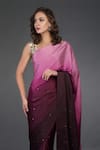 Buy_Talking Threads_Purple Pure Satin Silk Saree_Online_at_Aza_Fashions