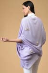 Shop_Talking Threads_Purple Pashmina Embroidered Stole_at_Aza_Fashions