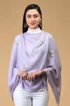 Buy_Talking Threads_Purple Pashmina Embroidered Stole_Online_at_Aza_Fashions