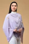 Shop_Talking Threads_Purple Pashmina Embroidered Stole_Online_at_Aza_Fashions