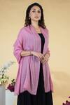 Shop_Talking Threads_Pink Pashmina Embroidered Stole_Online_at_Aza_Fashions