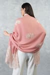 Shop_Talking Threads_Pink Pashmina Embellished Stole_at_Aza_Fashions