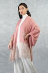 Shop_Talking Threads_Pink Pashmina Embellished Stole_Online_at_Aza_Fashions