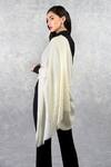 Shop_Talking Threads_White Pashmina Embellished Stole_Online_at_Aza_Fashions