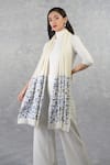 Buy_Talking Threads_White Pashmina Floral Embroidered Stole_Online_at_Aza_Fashions