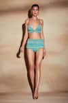 Nikita Mhaisalkar_Blue Tulle Embroidered Turkish Beaded Bikini Bottom _Online_at_Aza_Fashions