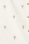 Tiber Taber_White Cotton Embroidery Floral Kurta Set _at_Aza_Fashions
