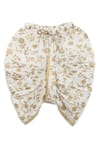 Shop_Tiber Taber_White Satin, Embroidery Floral Kurta Set _Online_at_Aza_Fashions