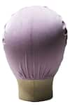 Hair Drama Co_Purple Embellished Brooch Turban_at_Aza_Fashions