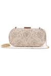 Buy_The Purple Sack_Beige Embroidery Symmetric Clutch With Sling _at_Aza_Fashions