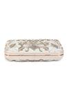 Buy_The Purple Sack_White Embroidery Symmetric Clutch With Sling _Online_at_Aza_Fashions