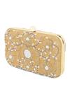 Buy_The Purple Sack_Gold Embroidery, Beads Clutch With Sling _Online_at_Aza_Fashions