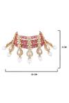 Anayah Jewellery_Polki Beaded Choker Jewellery Set_Online_at_Aza_Fashions
