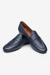 Shop_Bridlen_Blue Penny Loafers  _at_Aza_Fashions