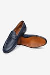 Bridlen_Blue Penny Loafers  _at_Aza_Fashions