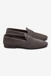 Bridlen_Grey Suede Penny Loafers  _Online_at_Aza_Fashions