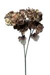 Shop_H2h_Brown Foam Flowers, Leaves And Plastic Coated Oyester Artificial - Set Of 2_at_Aza_Fashions