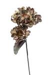 H2h_Brown Foam Flowers, Leaves And Plastic Coated Oyester Artificial - Set Of 2_Online_at_Aza_Fashions