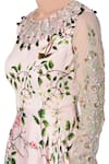 Buy_Mani Bhatia_Pink Floral Print Kurta Lehenga Set _Online_at_Aza_Fashions