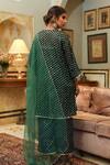 Shop_Gulabo Jaipur_Green Uzma Georgette Sequin Work Kurta Set_at_Aza_Fashions