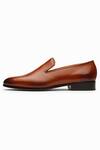 Shop_3DM LIFESTYLE_Brown Venetian Leather Loafers _Online_at_Aza_Fashions