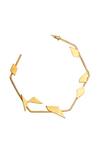 Buy_Varnika Arora_Gold Plated Lucid Handmade Hoops _Online_at_Aza_Fashions