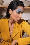 Buy_Varnika Arora_Ziva Pearl Embellished Hoops Earrings_at_Aza_Fashions