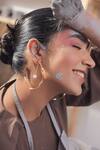 Buy_Varnika Arora_Nova Handcrafted Hoops Earrings_at_Aza_Fashions