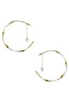 Shop_Varnika Arora_Nova Handcrafted Hoops Earrings_at_Aza_Fashions