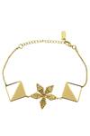 Buy_Vaidaan_Gold Plated Beads Makbul Floral Choker _at_Aza_Fashions